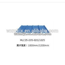 Produce YX25-205-820/1025 Colored steel wall panel